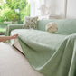 Embossed Leaf Pattern Sofa Cover Blanket for Couch, Soft Cooling Textured Couch Cover
