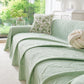 Embossed Leaf Pattern Sofa Cover Blanket for Couch, Soft Cooling Textured Couch Cover