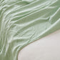 Embossed Leaf Pattern Sofa Cover Blanket for Couch, Soft Cooling Textured Couch Cover