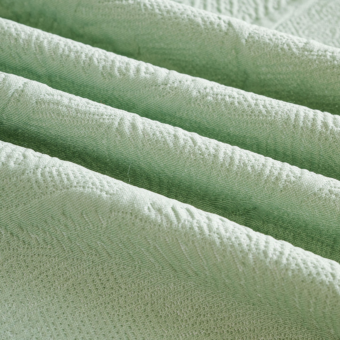 Embossed Leaf Pattern Sofa Cover Blanket for Couch, Soft Cooling Textured Couch Cover