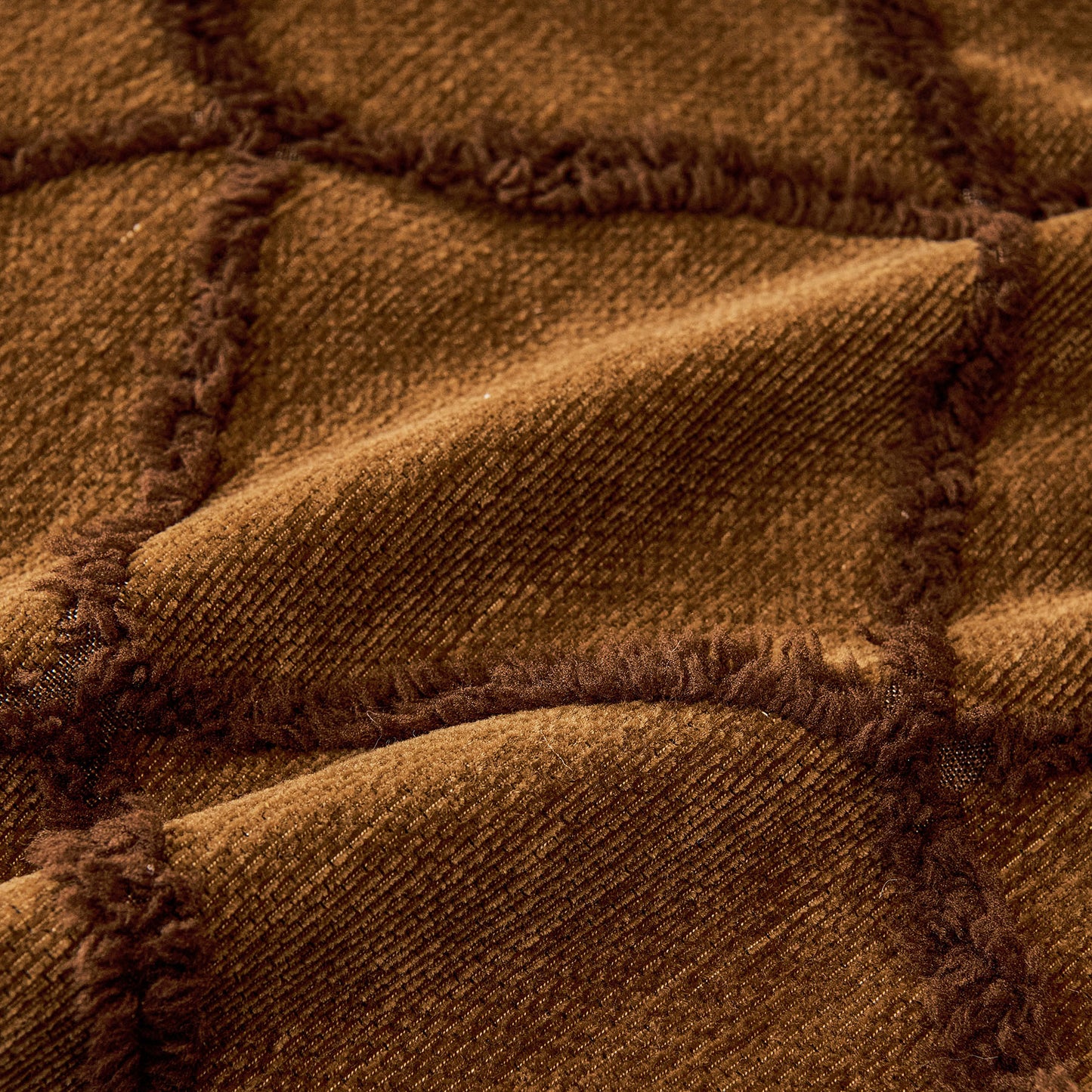 Soft Chenille Sofa Throw Cover, Raised Geometric Texture Furniture Protector Blanket
