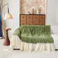 Cottagecore Ruffled Sofa Slipcover, Shabby Chic Couch Protector Cover for Living Room