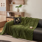 Soft Chenille Sofa Throw Cover, Raised Geometric Texture Furniture Protector Blanket