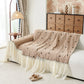 Cottagecore Ruffled Sofa Slipcover, Shabby Chic Couch Protector Cover for Living Room