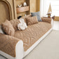 Thick Sherpa Sofa Protector Cover, Warm Plush Couch Cover for Seat, Backrest & Armrest