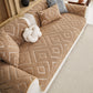 Thick Sherpa Sofa Protector Cover, Warm Plush Couch Cover for Seat, Backrest & Armrest