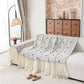 Cottagecore Ruffled Sofa Slipcover, Shabby Chic Couch Protector Cover for Living Room