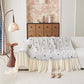 Cottagecore Ruffled Sofa Slipcover, Shabby Chic Couch Protector Cover for Living Room