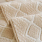 Thickened Plush Sofa Cover, Textured Geometric Couch Protector with Non-Slip Backing