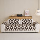 Sherpa Fleece Geometric Sofa Cover, Non-Slip Warm Couch Protector for Pets & Kids