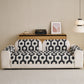 Sherpa Fleece Geometric Sofa Cover, Non-Slip Warm Couch Protector for Pets & Kids