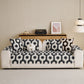 Sherpa Fleece Geometric Sofa Cover, Non-Slip Warm Couch Protector for Pets & Kids