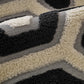 Sherpa Fleece Geometric Sofa Cover, Non-Slip Warm Couch Protector for Pets & Kids