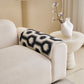 Sherpa Fleece Geometric Sofa Cover, Non-Slip Warm Couch Protector for Pets & Kids