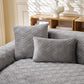 Plush Geometric Quilted Sofa Cover, Non-Slip Padded Couch Protector for Pets & Kids