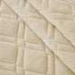 Plush Geometric Quilted Sofa Cover, Non-Slip Padded Couch Protector for Pets & Kids
