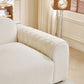 Plush Geometric Quilted Sofa Cover, Non-Slip Padded Couch Protector for Pets & Kids