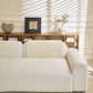 Plush Geometric Quilted Sofa Cover, Non-Slip Padded Couch Protector for Pets & Kids