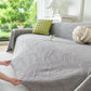 Embossed Leaf Pattern Sofa Cover Blanket for Couch, Soft Cooling Textured Couch Cover
