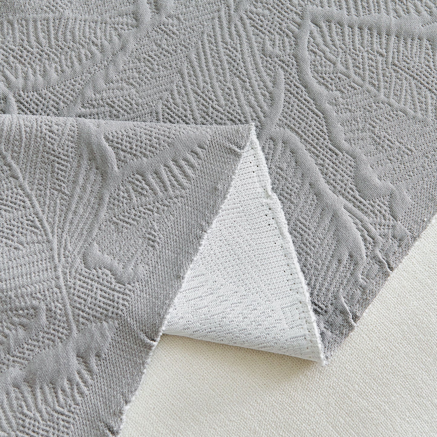 Embossed Leaf Pattern Sofa Cover Blanket for Couch, Soft Cooling Textured Couch Cover