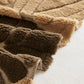 Plush Fleece Leaf Pattern Sofa Throw Cover, Soft Couch Protector Couch Cover Blanket