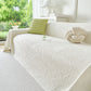 Embossed Leaf Pattern Sofa Cover Blanket for Couch, Soft Cooling Textured Couch Cover