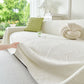 Embossed Leaf Pattern Sofa Cover Blanket for Couch, Soft Cooling Textured Couch Cover