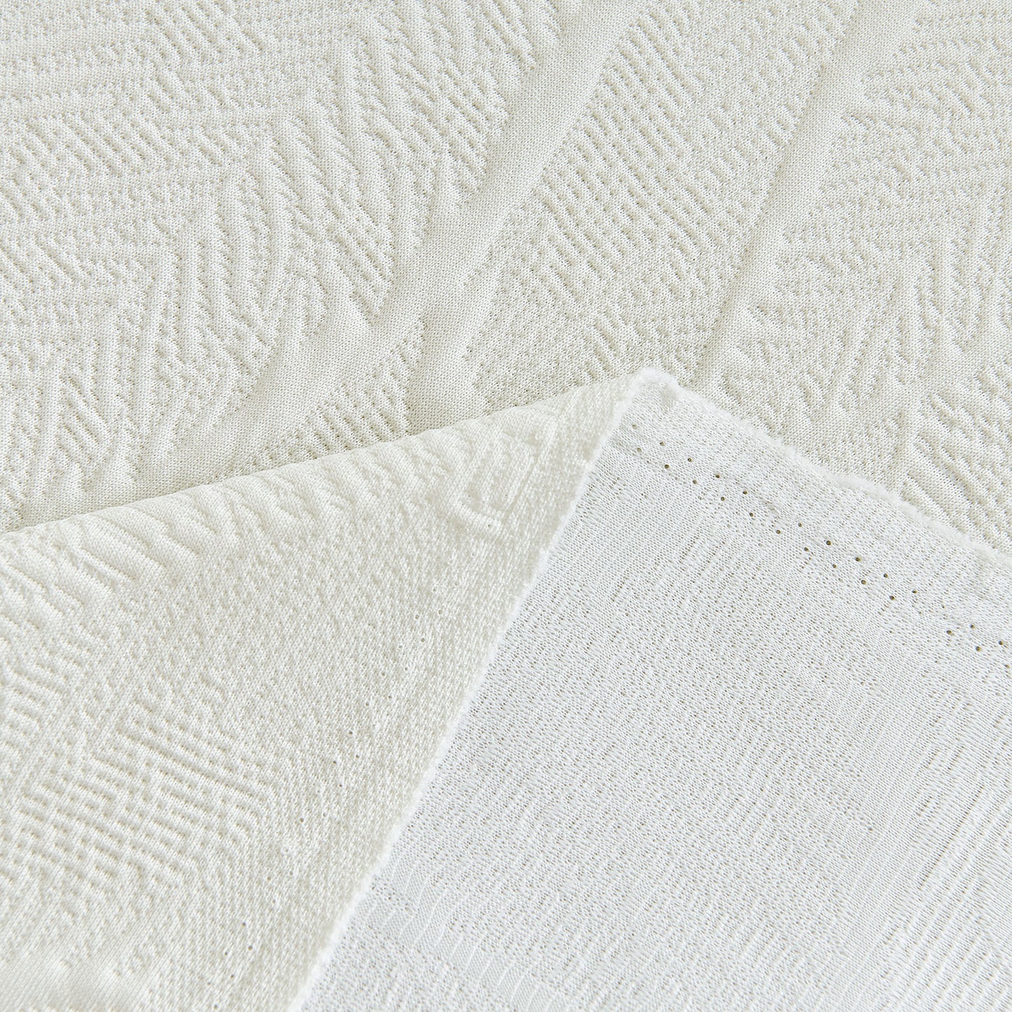 Embossed Leaf Pattern Sofa Cover Blanket for Couch, Soft Cooling Textured Couch Cover