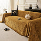 Abstract Feather Chenille Sofa Throw Cover, Decorative Washable Durable Couch Cover