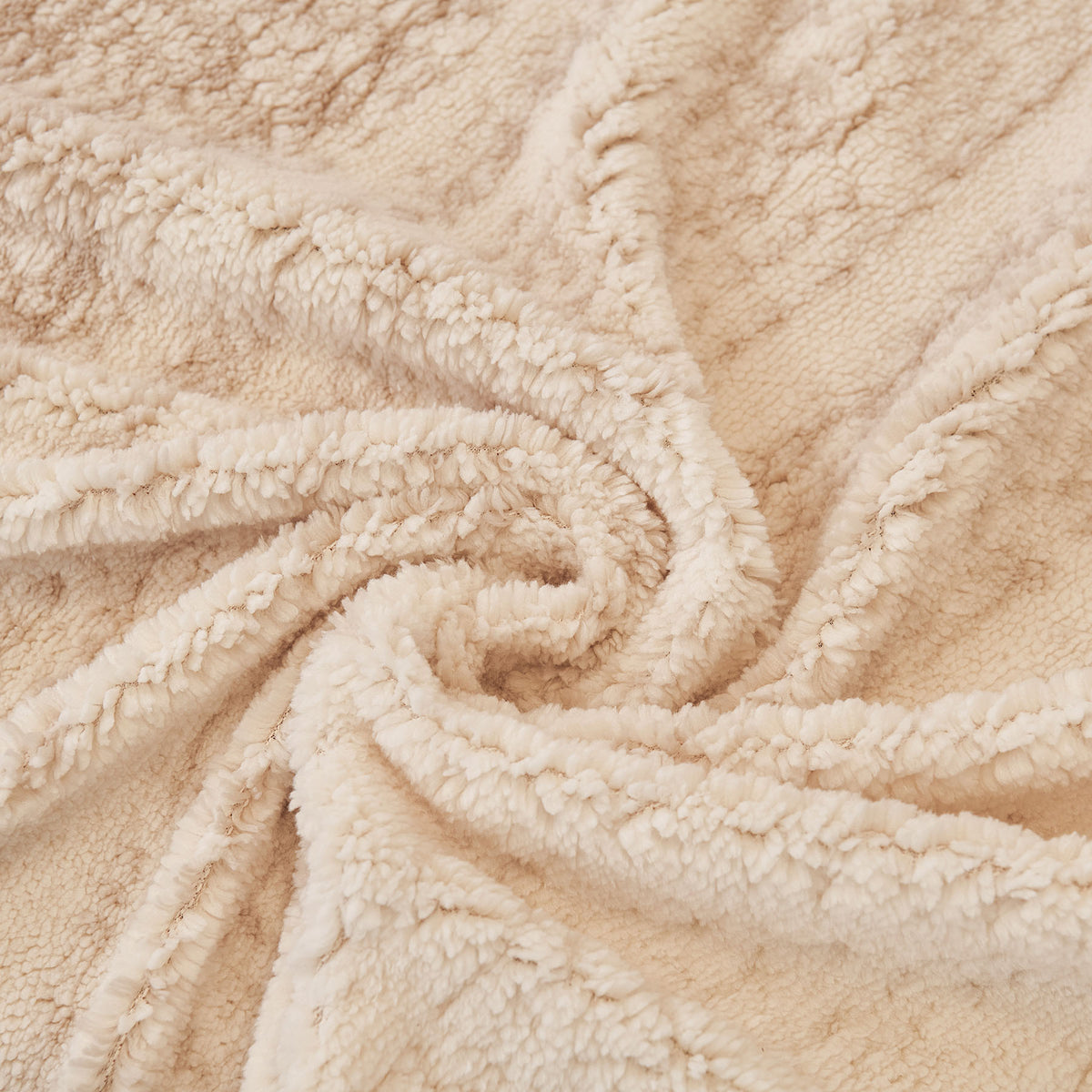 Abstract Textured Plush Sofa Throw Cover, Soft Cozy Couch Protector for Living Room