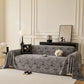 Abstract Feather Chenille Sofa Throw Cover, Decorative Washable Durable Couch Cover