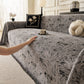 Abstract Feather Chenille Sofa Throw Cover, Decorative Washable Durable Couch Cover
