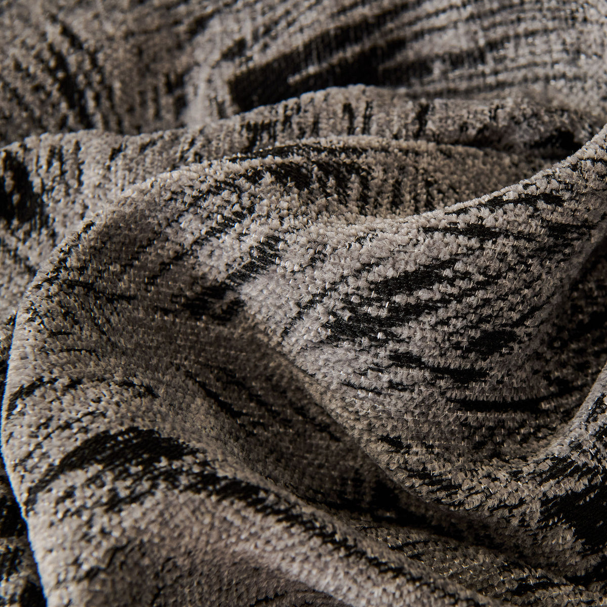 Abstract Feather Chenille Sofa Throw Cover, Decorative Washable Durable Couch Cover
