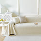 Fresh Geometric Sofa Throw Cover, Modern Textured Breathable Couch Protector Blanket