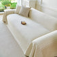 Fresh Geometric Sofa Throw Cover, Modern Textured Breathable Couch Protector Blanket