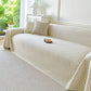 Fresh Geometric Sofa Throw Cover, Modern Textured Breathable Couch Protector Blanket