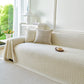 Fresh Geometric Sofa Throw Cover, Modern Textured Breathable Couch Protector Blanket