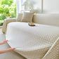 Fresh Geometric Sofa Throw Cover, Modern Textured Breathable Couch Protector Blanket