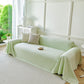 Fresh Geometric Sofa Throw Cover, Modern Textured Breathable Couch Protector Blanket