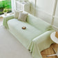 Fresh Geometric Sofa Throw Cover, Modern Textured Breathable Couch Protector Blanket