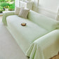 Fresh Geometric Sofa Throw Cover, Modern Textured Breathable Couch Protector Blanket
