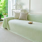 Fresh Geometric Sofa Throw Cover, Modern Textured Breathable Couch Protector Blanket