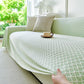 Fresh Geometric Sofa Throw Cover, Modern Textured Breathable Couch Protector Blanket