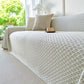Fresh Geometric Sofa Throw Cover, Modern Textured Breathable Couch Protector Blanket