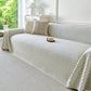 Fresh Geometric Sofa Throw Cover, Modern Textured Breathable Couch Protector Blanket