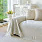 Fresh Geometric Sofa Throw Cover, Modern Textured Breathable Couch Protector Blanket