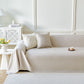 Cooling Ice Silk Soft Sofa Cover Blanket, Woven Geometric Textured Modern Couch Cover