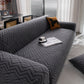 Modern Geometric Jacquard Sofa Slipcover, High Stretch 1-Piece Textured Couch Cover