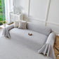 Cooling Ice Silk Soft Sofa Cover Blanket, Woven Geometric Textured Modern Couch Cover
