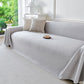 Cooling Ice Silk Soft Sofa Cover Blanket, Woven Geometric Textured Modern Couch Cover